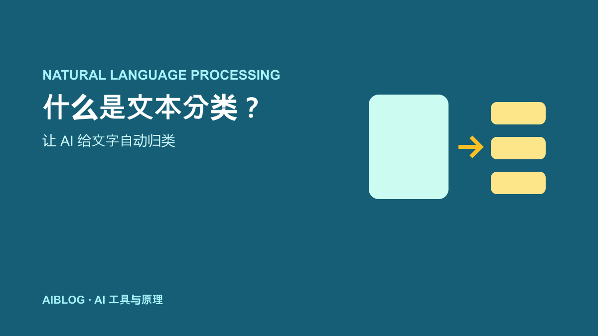 什么是文本分类？让 AI 给文字自动归类